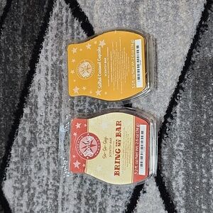 SCENTSY BRING-BACK-MY-BAR GO-GO-GOJI & SALTED CARAMEL CUPCAKE WAX BARS BUNDLE